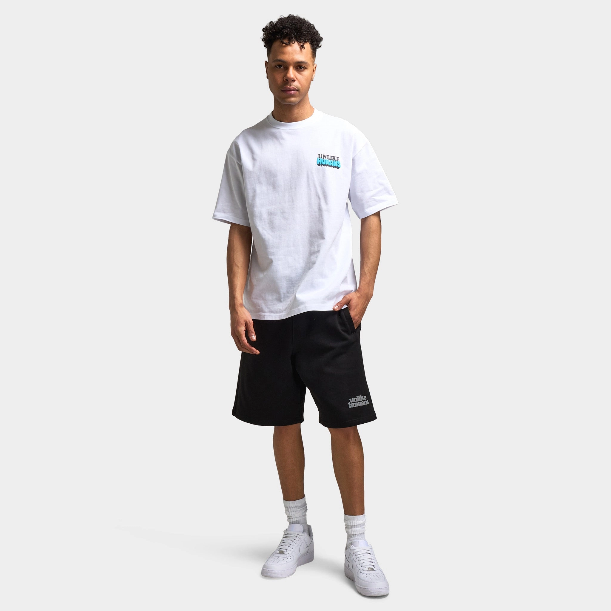 Unlike Humans Bubble Short / Black