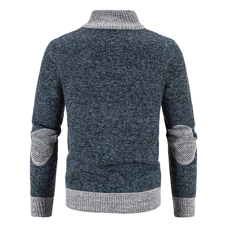 West Louis™ Stand-up Collar Casual Cardigan