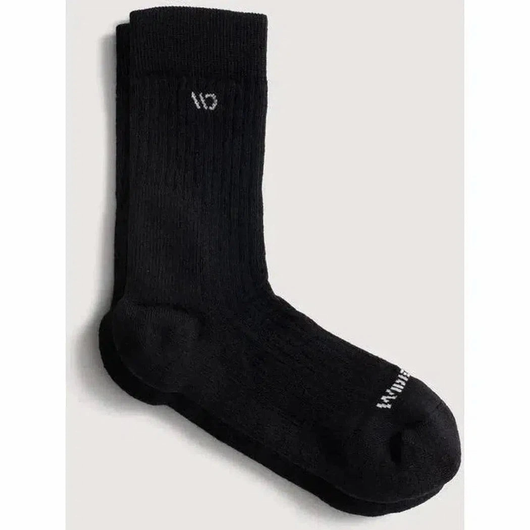 Wide Open Men's Solid Cushioned Micro Crew Socks