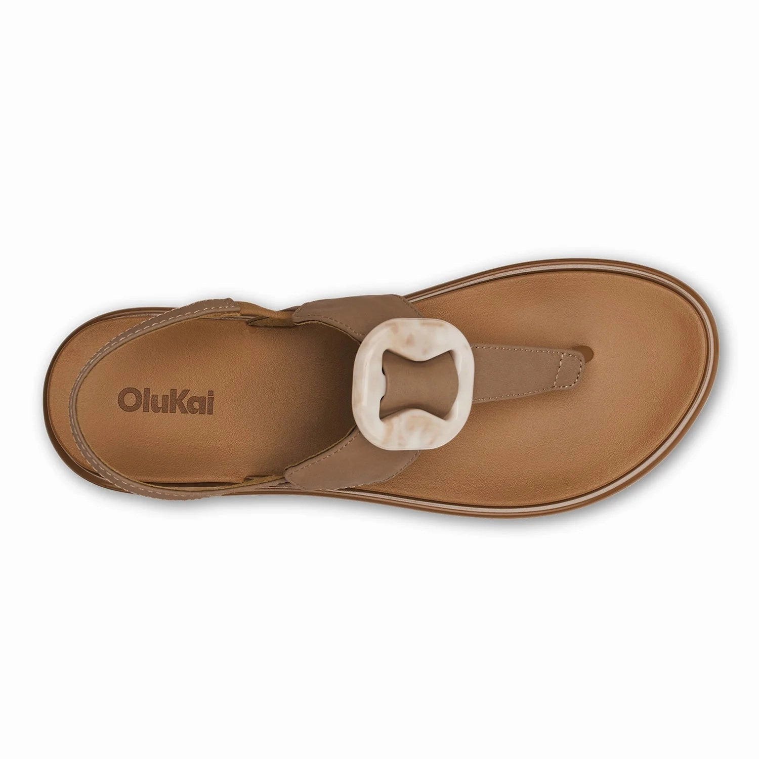 Women's La'i T-Bar Strappy Beach Sandal Tan/Tan