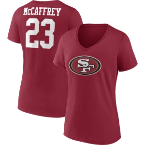 Women's 49ers Player Icon Name & Number Tee - McCaffrey