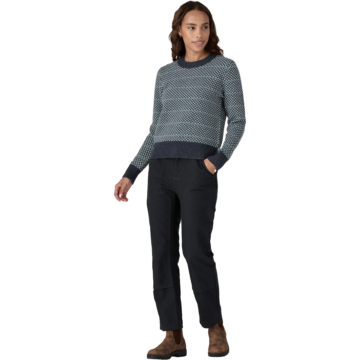 Women's Recycled Wool Crewneck Sweater