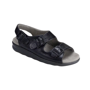 Women's Relaxed - Black (Wide Width)