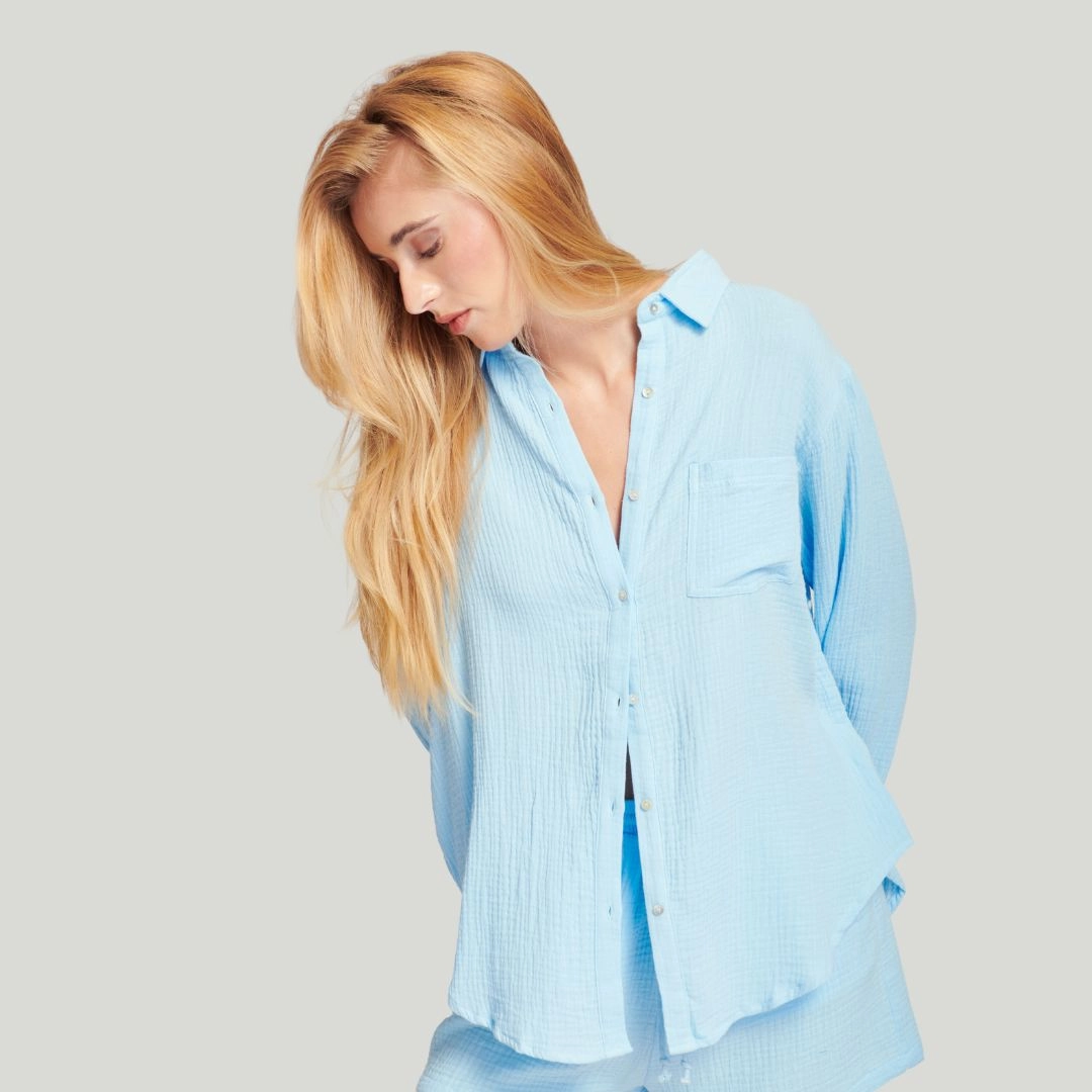 Zosia Shirt (Blue Mist)